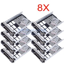 8PCS 3.5" SAS SATA Hard Drive Tray Caddy For Dell PowerEdge T310 T410 T610 T710