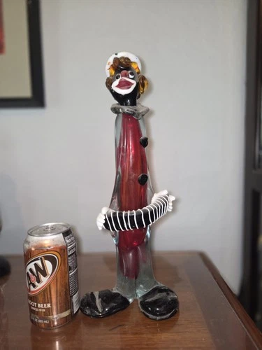 Murano Glass Clown Figurine