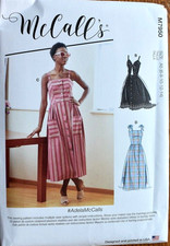 MCCALLS PATTERN 7950  DRESSES   MISSES SIZES  6 8 10 12 14  UNCUT FF