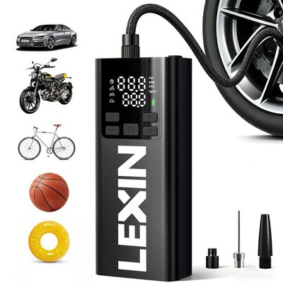 Lexin P5 Tire Inflator Portable Air Compressor 150Psi Electric Air Pump For Car