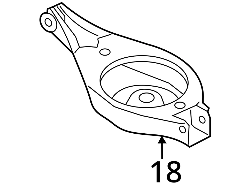 Infiniti QX80 2019 brazo de control trasero derecho inferior de la percha de resorte *41 k* *arañazos* Foto 4 de 4