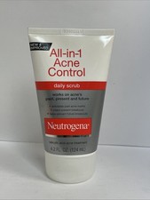 Neutrogena All-in-1 Acne Control Daily Scrub, 4.2 fl oz Exp: 07/26