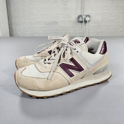 New Balance 574v2 Damen Sportschuhe 4 UK burgund beige Shows WL574RCF