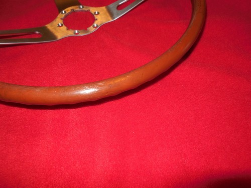 1969 Camaro Nova Chevelle Impala El Camino rosewood steering wheel original GM - Picture 17 of 17