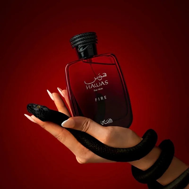 Rasasi Hawas Fire EDP 100ML Pheromone Perfume Unisex Arabian Long