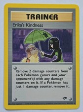 WOTC Pokémon Erika's Kindness Gym Challenge Rare 103/132 English Vintage Card on eBay