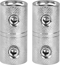 WCT0N-2 Wire Coupler Terminal Butt Connector with Set Screws 2 Pack 1/0 Gauge...