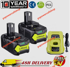 P107 Battery For RYOBI P108 18V One Plus High Capacity Lithium-ion Battery 8.0Ah