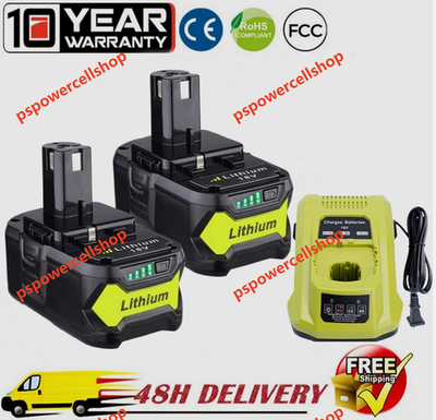 #ad P107 Battery For RYOBI P108 18V One Plus High Capacity Lithium ion Battery 8.0Ah $190.71