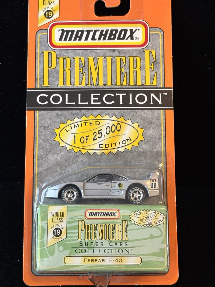 Matchbox PREMIERE FERRARI F-40 LTD ED Super Cars Collection 1997 1 of 25,000 - Image 2 of 4