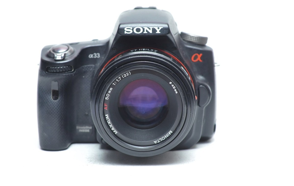 Sony Alpha a33 SLT-A33 with Minolta AF 50mm F1.7 Lens Kit | eBay