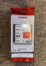 Image of Genuine Canon PFI-101R Red Ink cartridge