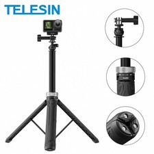 58.27 in Extension Pole with 360-degree Head - Foldable Tripod for Action Camera