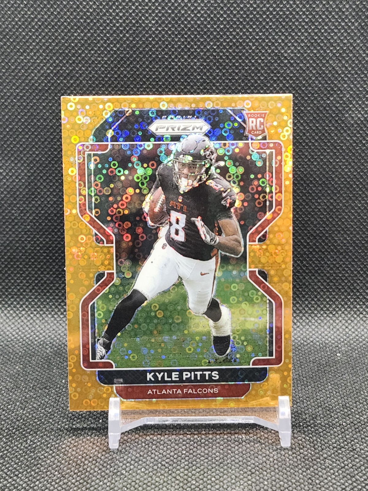 202@ 2021 Panini Prizm - Rookie Kyle Pitts #341 Orange Disco Prizm (RC)