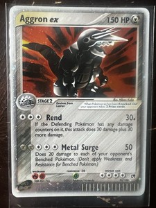 Aggron ex - 95/100 - Pokemon Ex Sandstorm Ultra Rare LP/NM
