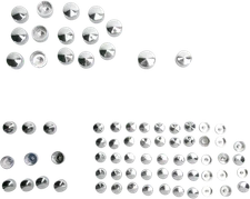 Drag Specialties Standard Bolt Cover Kit Chrome 2401-0700