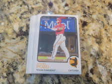 Yohel Pozo 10 Ct Baseball Card Rangers Lot