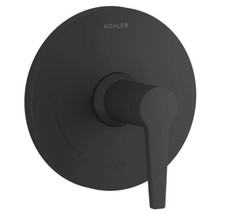 Kohler K-TS74042-4-BL Valve Trim with Single Lever Handle, Matte Black, NEW 