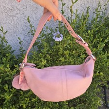 Vintage Coach Pink Soho Y2K Leather Shoulder Bag