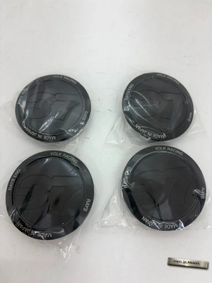 Original Volk Racing Center Cap Schwarz ZE40 TE37 Ultra Saga Sonic 4 Sets RAY...
