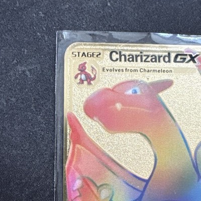 Charizard GX Rainbow HP250 Gold Metal Card 150/147 Rare | eBay