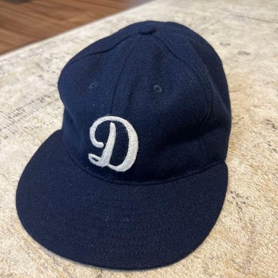 EBBETS FIELD FLANNELS x DELICIOUS Navy Wool Cap Classic Logo SENDAI Unisex JAPAN