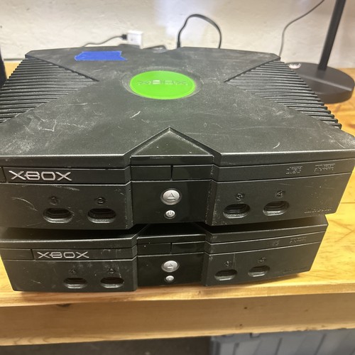 Xbox Original 2 Video Game Console Works Disc Drive Not Opening Parts Only