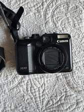 Canon PowerShot G10 14.7MP Compact Camera Black, 5x Zoom, Battery, Charger, Used