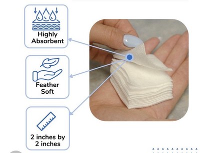 Case 5000 Dental 4-Ply Non-Woven Sponges Disposable First Aid Gauze Pads 2 X2