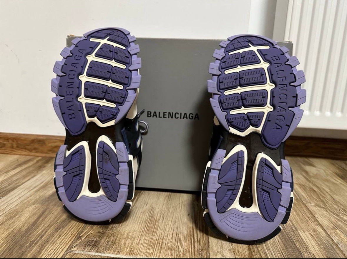 purple　balenciaga　レースアップブーツ　サイズ42 左片足 Violet/Purple Balenciaga Men Track Runners Size 42 | eBay