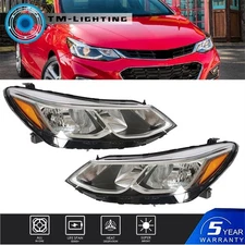 Headlights For 2016 2017 2018 2019 Chevrolet Cruze Sedan Pair LH+RH Headlamps