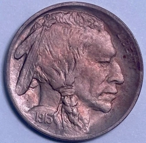 Uncirculated 1913 Variety 2 Buffalo Nickel