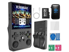 R36MAX 4000mAh Portable Rechargeable Handheld Retro Game Console,Comfort 15