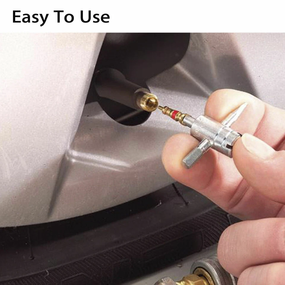 Valve Stem Puller installation HD Chrome Tool Car Tire Changer Plug Core Remover - Image 4 of 4