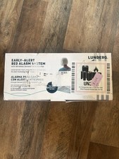 Lunderg Early-Alert Bed Alarm System Wireless Sensor Pad Monitor, White