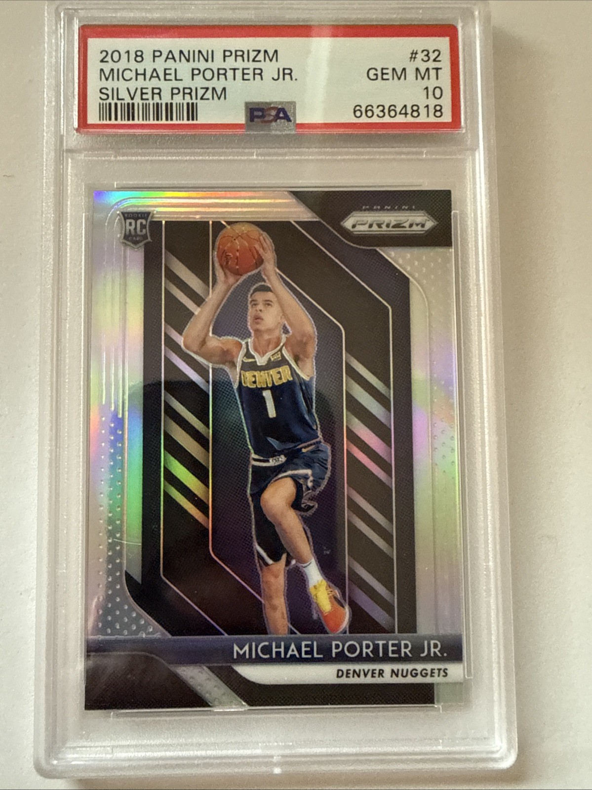 2018-19 Panini Prizm - Michael Porter Jr. #32 Silver Prizm (RC)
