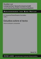Estudios Sobre El Texto Rosario GonzáLez PéRez