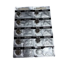 Energizer 357/303 Silver Oxide Battery multi-drain 1.55V - 2 Pack