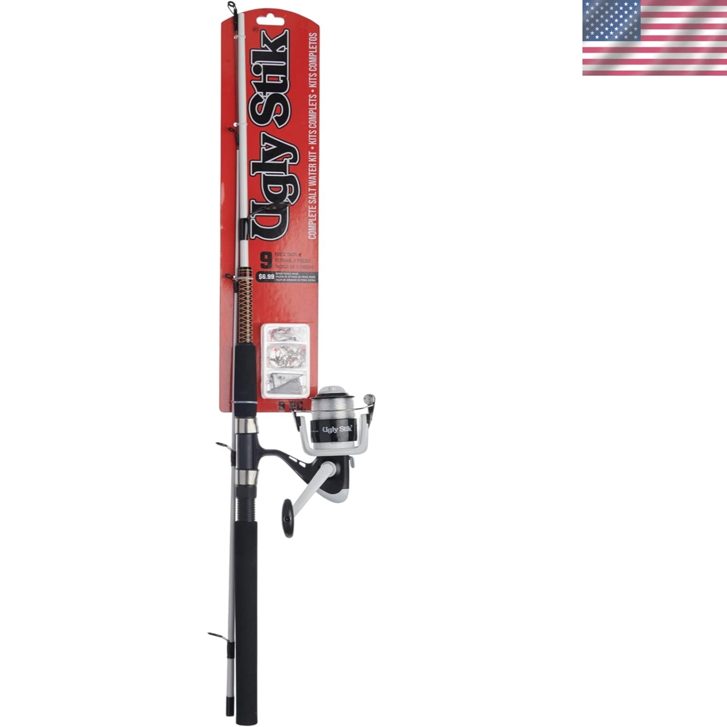 Durable 7ft Spincast Fishing Rod & Reel Combo - Perfect for 