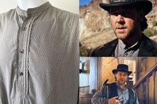 Russell Crowe film 3:10 to Yuma Movie Costume Shirt Prop  The only shirt worn.