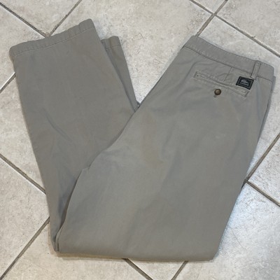 LACOSTE Pants Men's Size 38x31 Khaki Pleated Front Chino Golf Dress Work A39