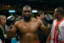 Danny Williams celebrates after he knocked out Mike Tyson in the f- 2004 Photo 2