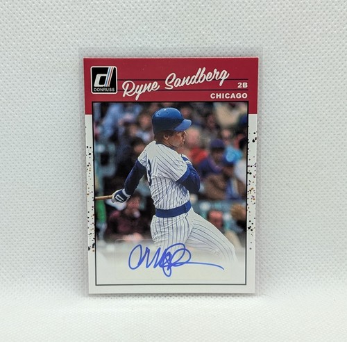 2023 Donruss Ryne Sandberg - 90s Style Autograph - Chicago Cubs