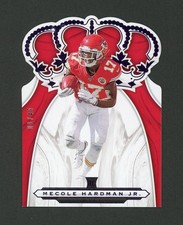 2019 Chronicles Crown Royale Mecole Hardman Jr Die Cut Rookie Card #CR15 - SP/49. rookie card picture