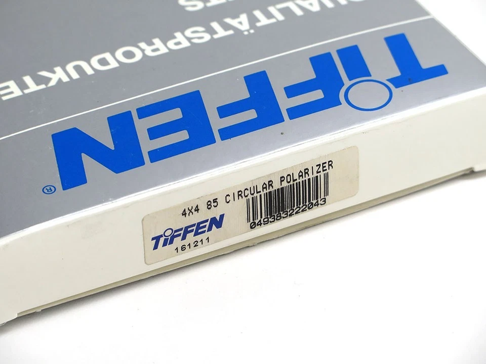 Tiffen 4x4" 85 Ultra Circular Polarizer lens filter color conversion 4485UPC - Image 2 of 4