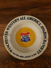Vintage /Antique WINCHESTER ALL AMERICAN AWARDS BANQUET DAYTON OHIO 1976 ASHTRAY