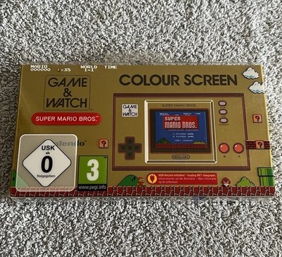 Nintendo Game and Watch Colour Screen Super Mario Bros.  Neu OVP