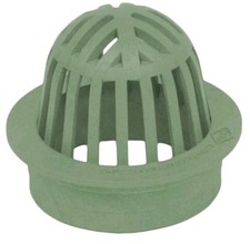 Box Of 40 - 040-A 4" Atrium Drainage Grate - Green. Universal, NDS, RainBird, Te