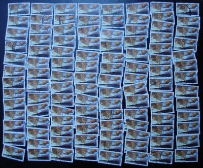 60 Sondermarken ''Kelvin-Helmholz Lentikularis-'', PAPIERFREI, keine Wellenstempel