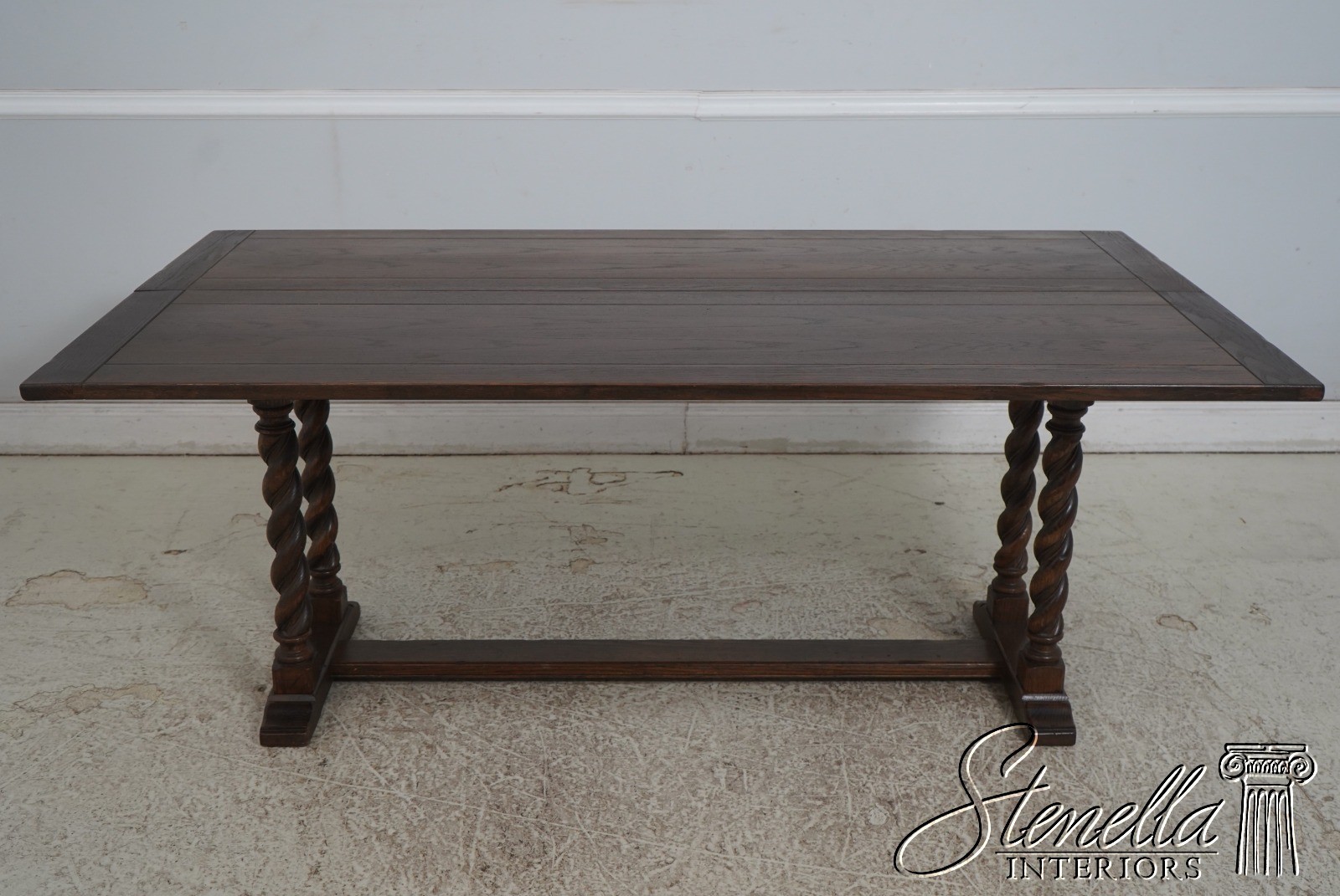 LF70700: ETHAN ALLEN Royal Charter Oak Flip Top Console Table